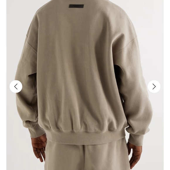 ESSENTIALS Taupe Mock Neck Pullover (XXS) - Picture 2 of 8